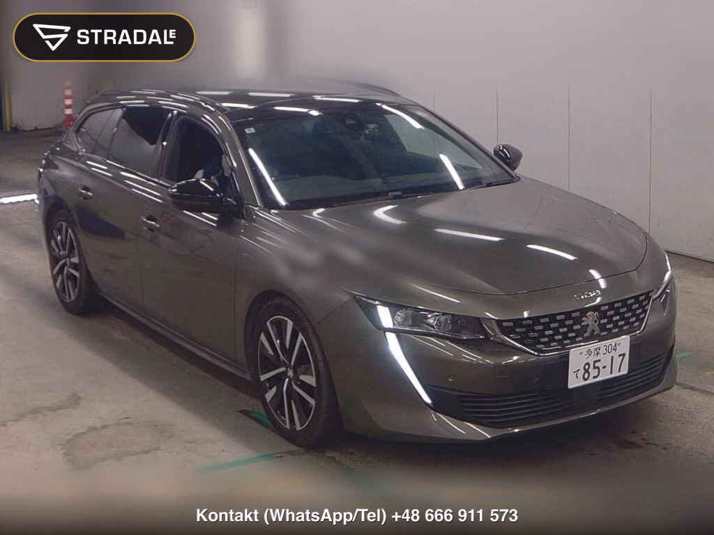 PEUGEOT 508 WG SW GT BLUE HDI 2020, aukcja z Japonii, zdjęcie 1
