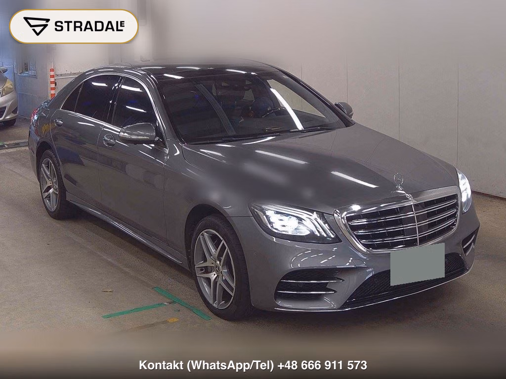MERCEDES BENZ S-CLASS 4D 4WD S560 4MATIC LONG CHAUFFEURED LIMITED 2017, aukcja z Japonii, zdjęcie 1
