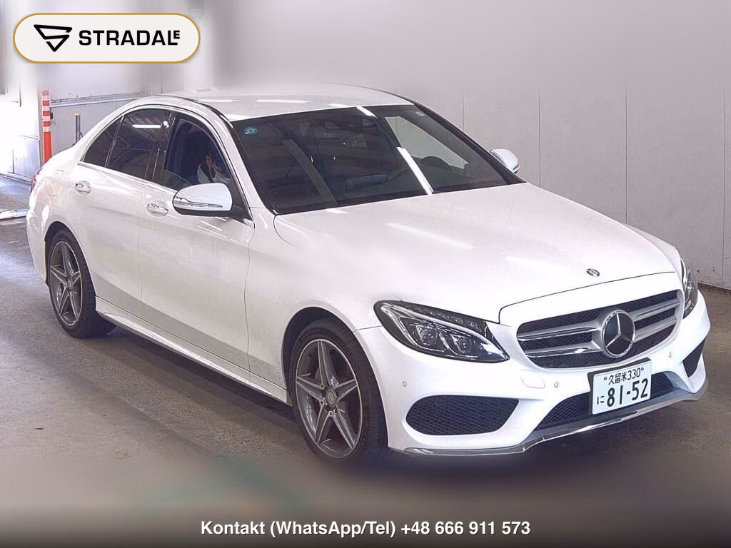 MERCEDES BENZ C-CLASS 4D C200 SPORTS EDITION 2015, aukcja z Japonii, zdjęcie 1