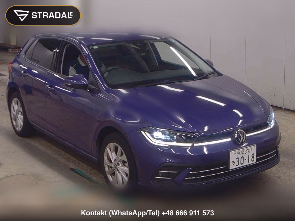 VOLKSWAGEN POLO 5D TSI STYLE 2022, aukcja z Japonii, zdjęcie 1