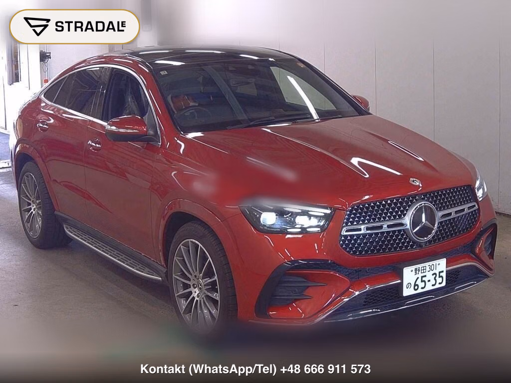 MERCEDES BENZ GLE 4WD GLE450D 4MATIC COUPE SPORTS ISG MODEL 2025, aukcja z Japonii, zdjęcie 1