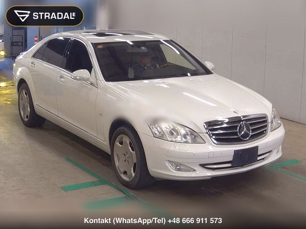 MERCEDES BENZ S-CLASS 4D S600 LONG 2007, aukcja z Japonii, zdjęcie 1
