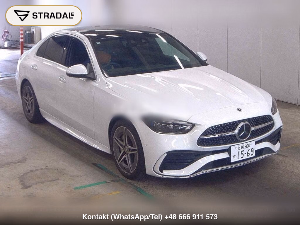 MERCEDES BENZ C-CLASS 4D 4WD C200 4MATIC AVANTGARDE AMG LINE, miniaturka 2