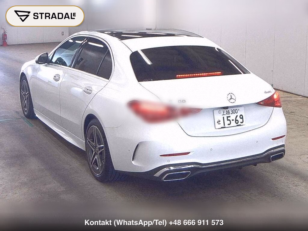 MERCEDES BENZ C-CLASS 4D 4WD C200 4MATIC AVANTGARDE AMG LINE, miniaturka 3