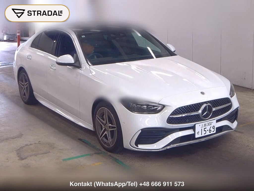 MERCEDES BENZ C-CLASS 4D 4WD C200 4MATIC AVANTGARDE AMG LINE 2022, aukcja z Japonii, zdjęcie 1