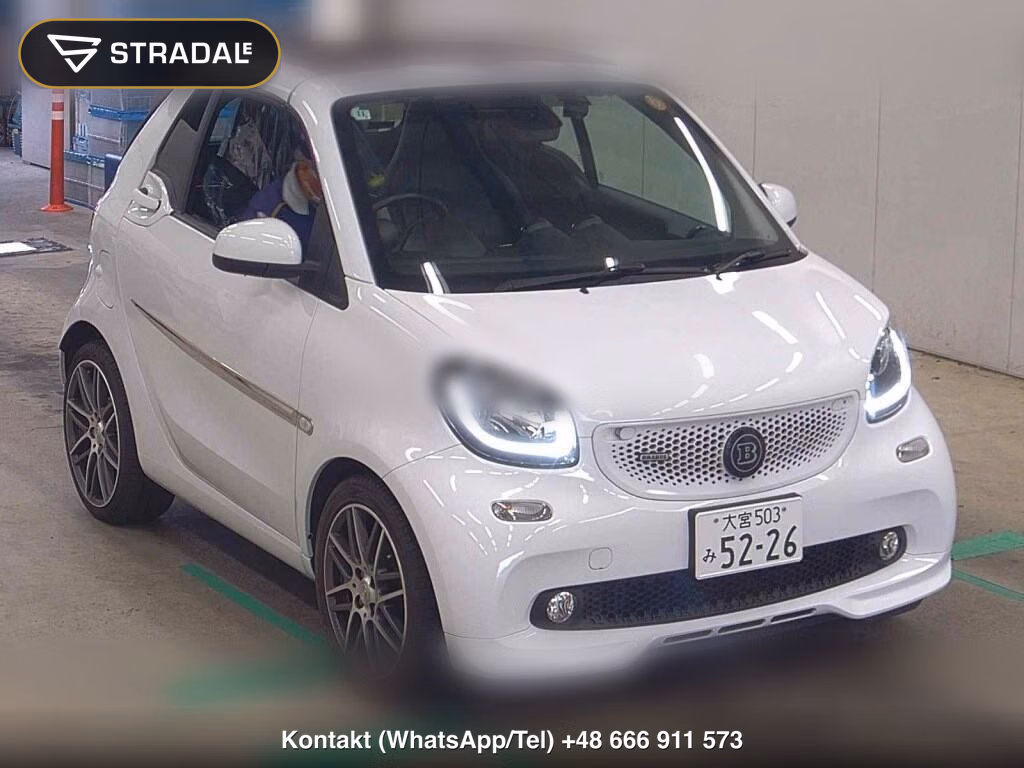 MCC SMART FORTWO CABRIO BRABUS EXCLUSIVE 2018, aukcja z Japonii, zdjęcie 1