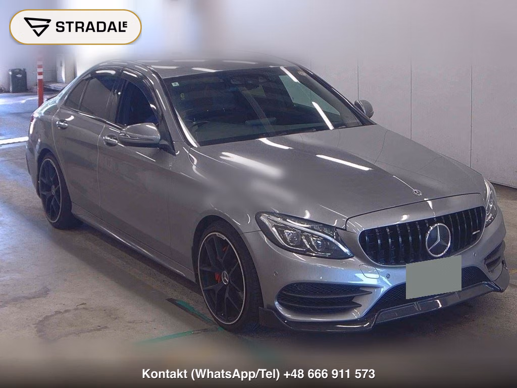 MERCEDES BENZ C-CLASS 4D C220D AVANTGARDE AMG LINE 2016, aukcja z Japonii, zdjęcie 1