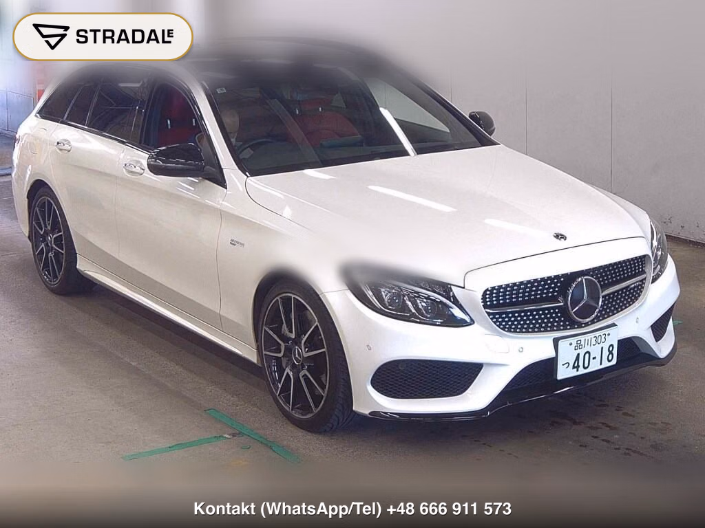 MERCEDES AMG C-CLASS STATIONWAGON 4WD C43 4MATIC STATIONWAGON 2017, aukcja z Japonii, zdjęcie 1