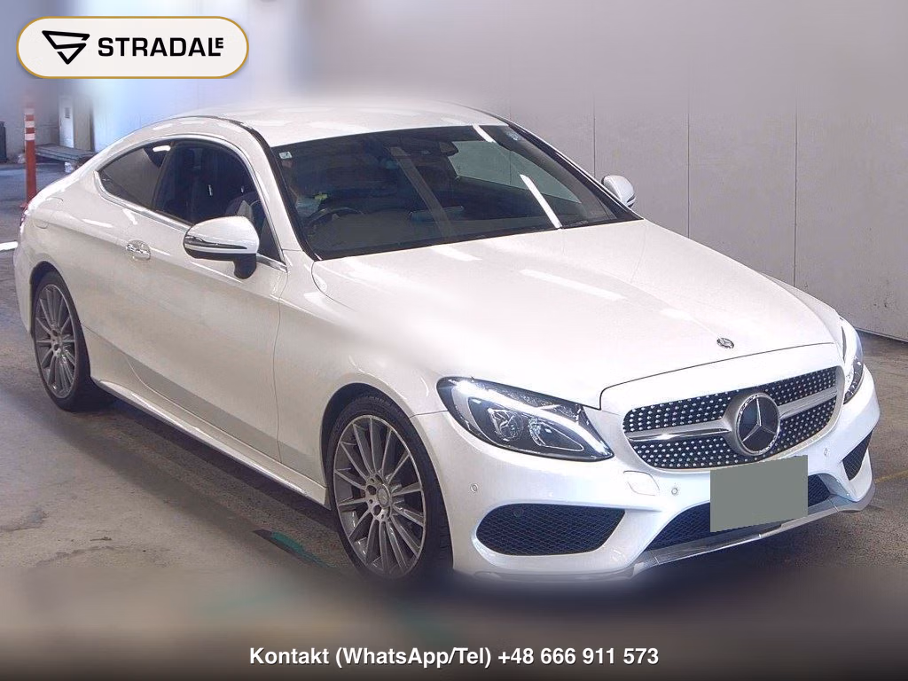 MERCEDES BENZ C-CLASS CP C180 COUPE SPORTS+ 2016, aukcja z Japonii, zdjęcie 1