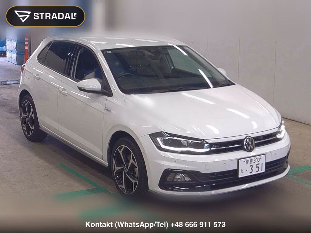 VOLKSWAGEN POLO 5D TSI R-LINE 2022, aukcja z Japonii, zdjęcie 1