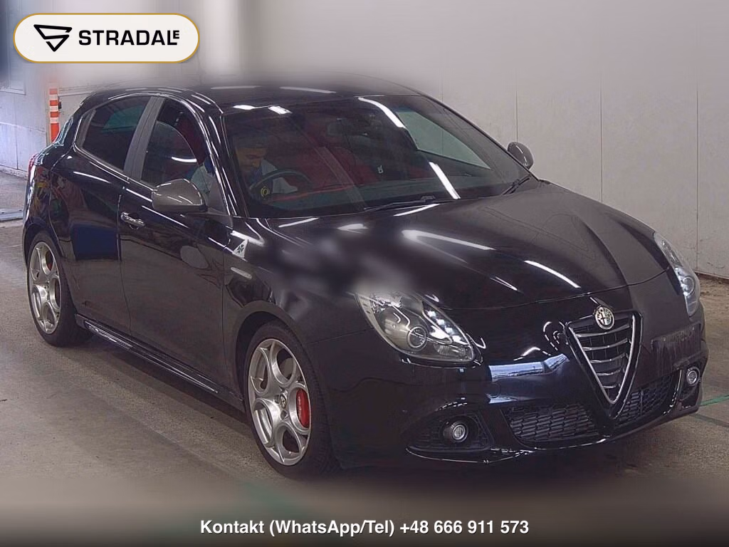 ALFA ROMEO GIULIETTA 5D QUADRIFOGLIO VERDE 2015, aukcja z Japonii, zdjęcie 1