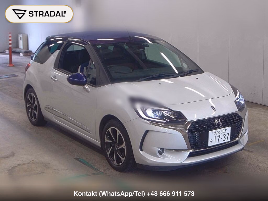 CITROEN DS3 CABRIO SO PARISIENNE 2016, aukcja z Japonii, zdjęcie 1