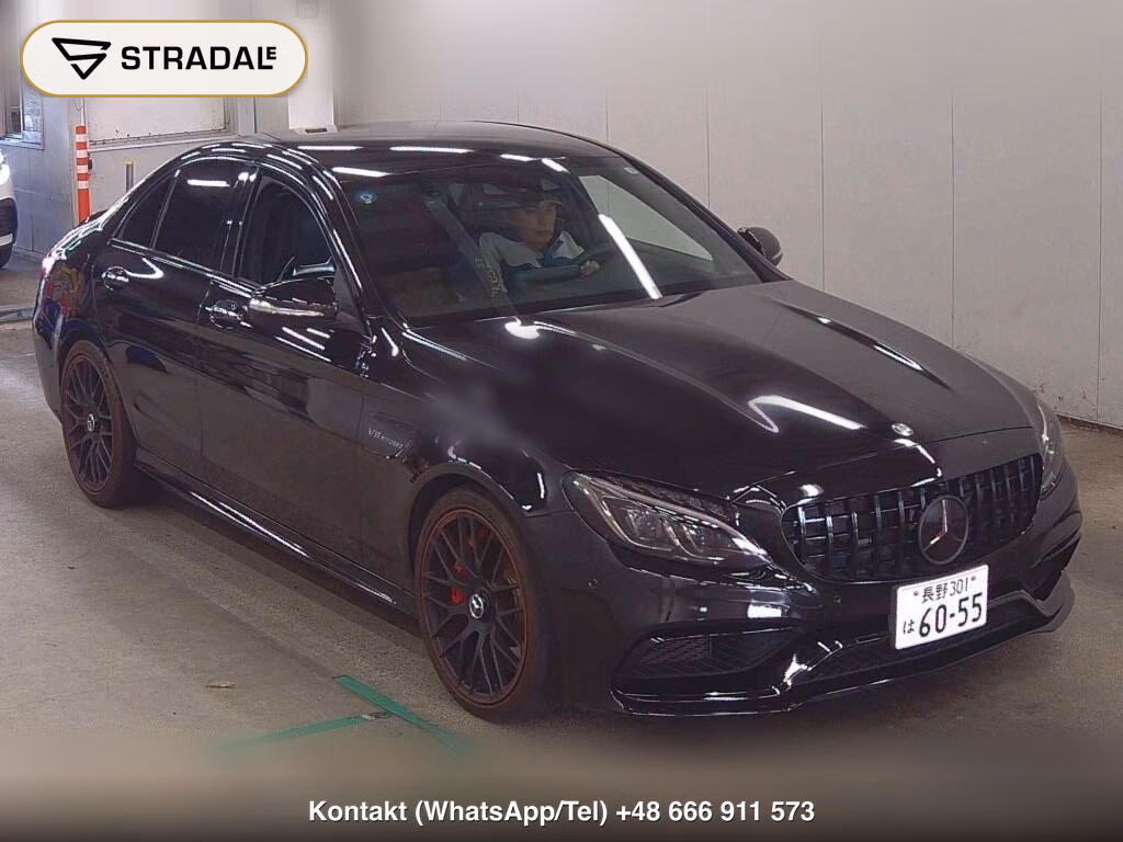MERCEDES AMG C-CLASS 4D C63 S EDITION 1 2015, aukcja z Japonii, zdjęcie 1