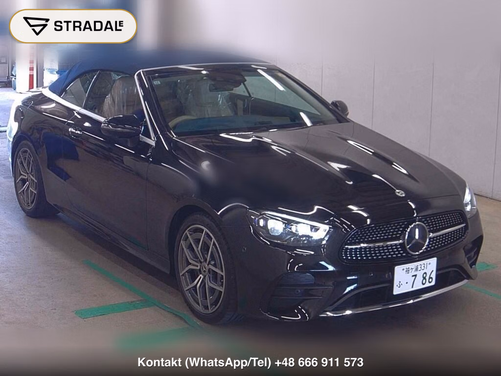 MERCEDES BENZ E-CLASS OP E200 CABRIOLET SPORTS BSG MODEL 2023, aukcja z Japonii, zdjęcie 1