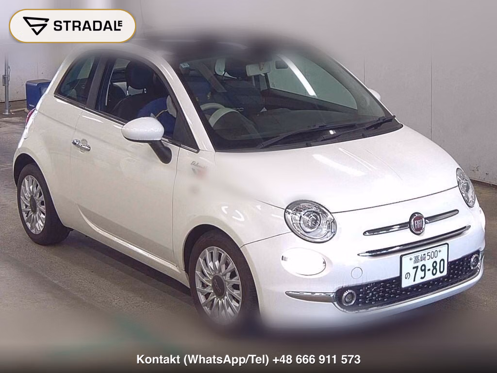 FIAT 500 TWINAIR DOLCEVITA 2022, aukcja z Japonii, zdjęcie 1