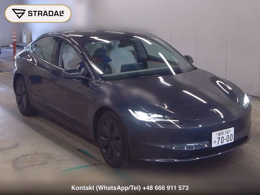 TESLA MODEL 3 RWD 2024, aukcja z Japonii, zdjęcie 1