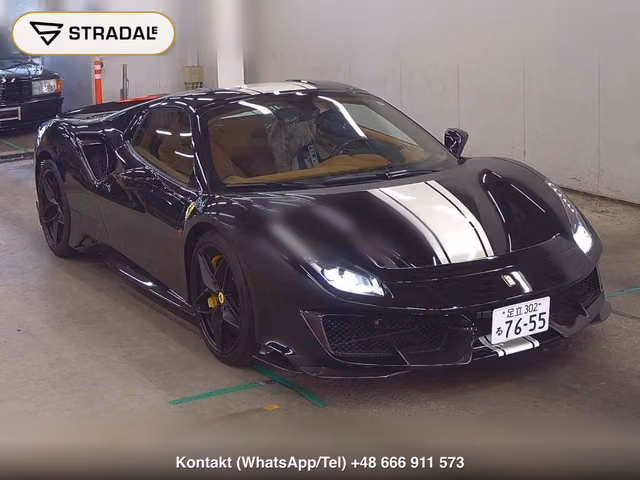 FERRARI 488 PISTA 2019, samochód z aukcji Japonii