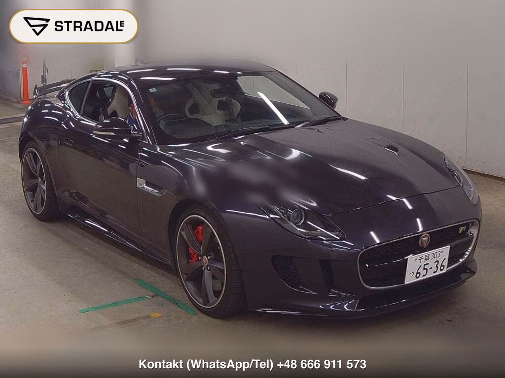 JAGUAR F-TYPE 3D 4WD R AWD COUPE 2016, aukcja z Japonii, zdjęcie 1