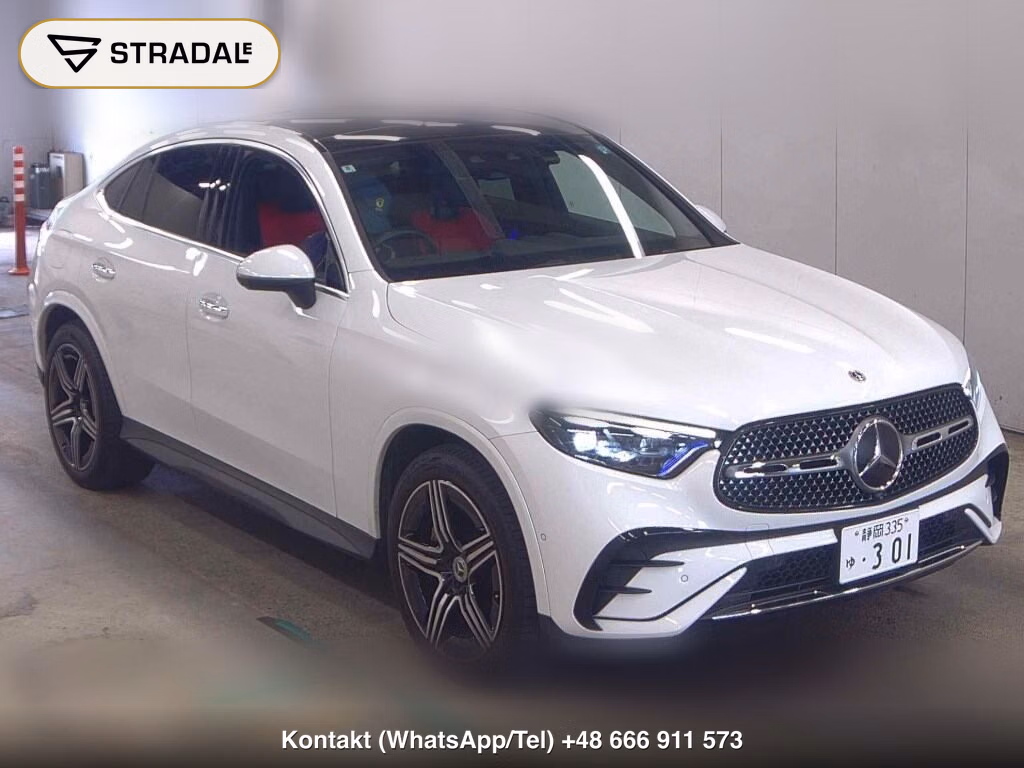 MERCEDES BENZ GLC-CLASS 4WD GLC220D 4MATIC COUPE ISG MODEL DRIVERS P 2024, aukcja z Japonii, zdjęcie 1