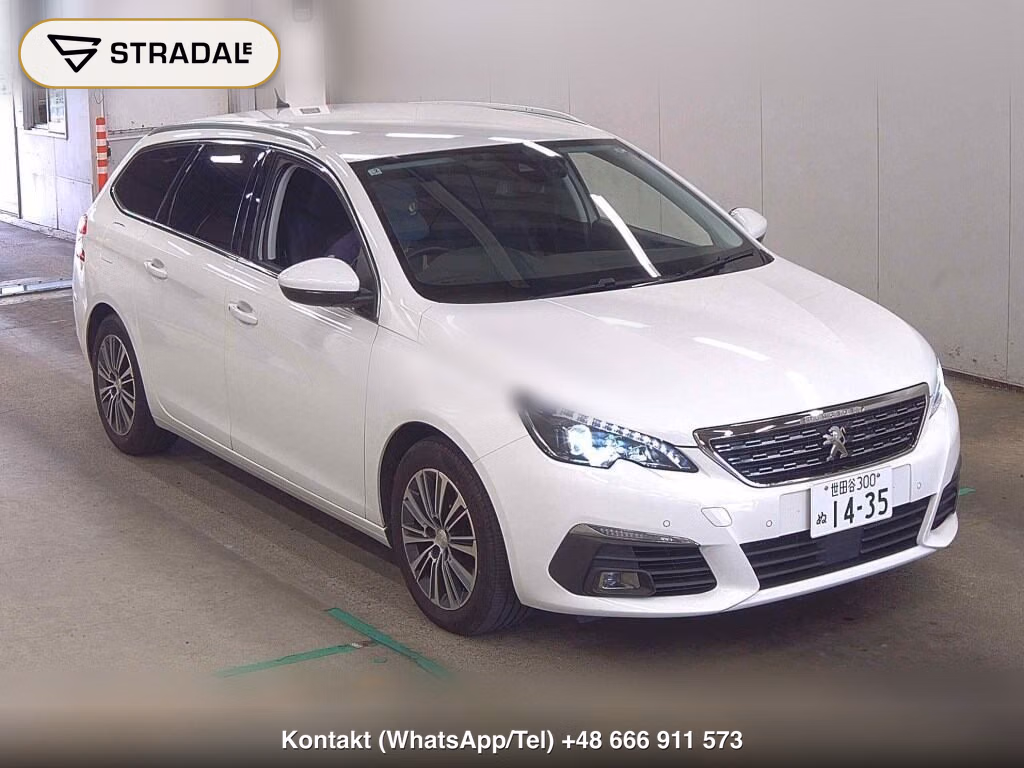 PEUGEOT 308 WG SW ALLURE BLUE HDI 2021, aukcja z Japonii, zdjęcie 1