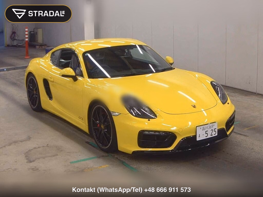 PORSCHE CAYMAN GTS 2015, aukcja z Japonii, zdjęcie 1