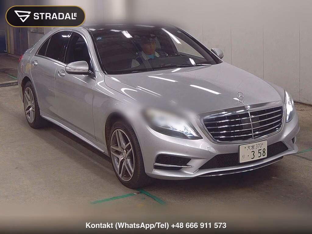 MERCEDES BENZ S-CLASS 4D S400 HYBRID AMG LINE 2017, aukcja z Japonii, zdjęcie 1