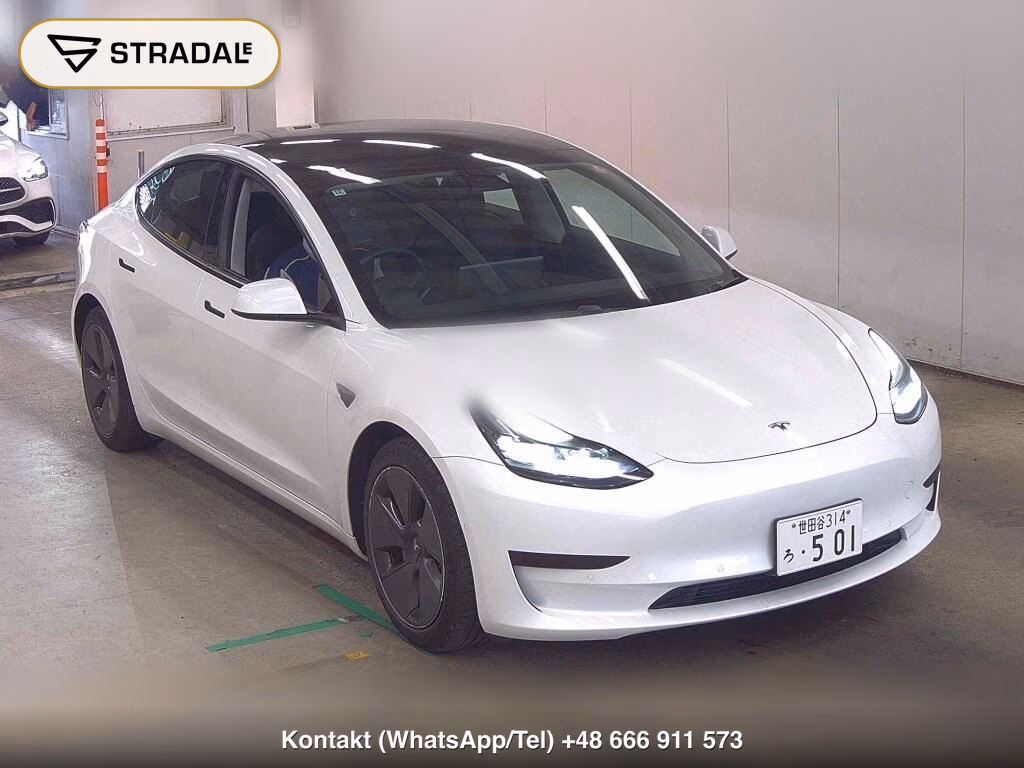 TESLA MODEL 3 2022, aukcja z Japonii, zdjęcie 1