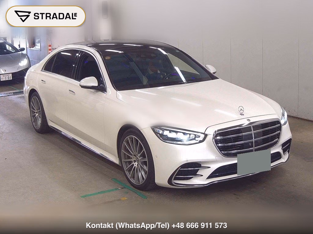 MERCEDES BENZ S-CLASS 4D 4WD S500 4MATIC LONG AMG LINE 2021, aukcja z Japonii, zdjęcie 1