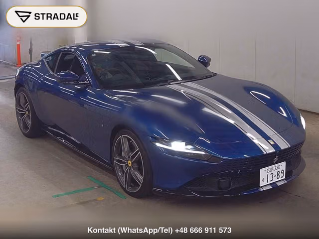 FERRARI ROMA CP BASE GRADE 2022, samochód z aukcji Japonii