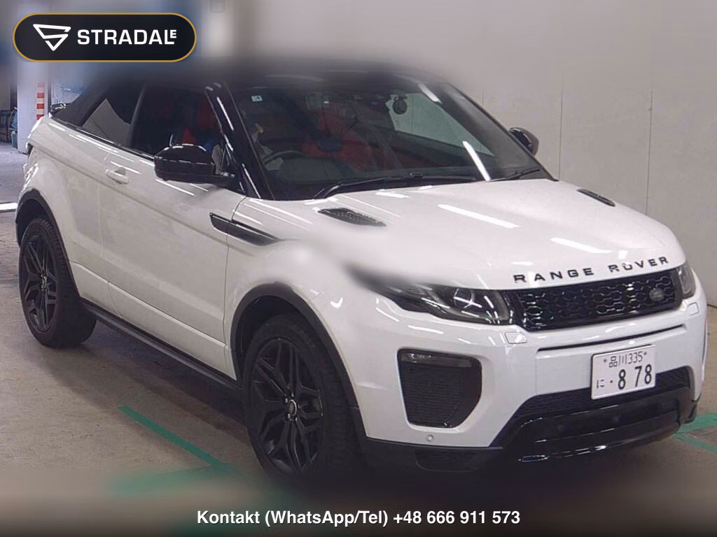 LAND ROVER RANGE ROVER EVOQUE CONVERTIBLE 4 HSE DYNAMIC 2017, aukcja z Japonii, zdjęcie 1