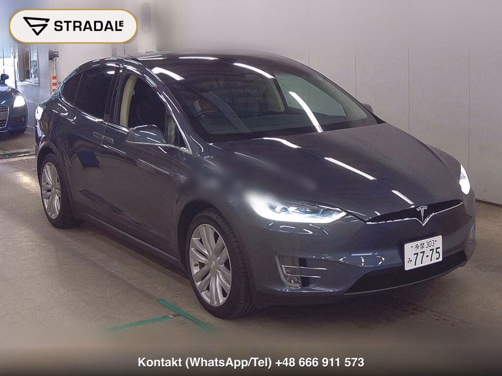 TESLA MODEL X 4WD 100D 2017, aukcja z Japonii, zdjęcie 1