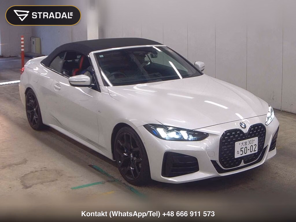 BMW 4 SERIES OP 420I CABRIOLET M-SPORT 2024, aukcja z Japonii, zdjęcie 1