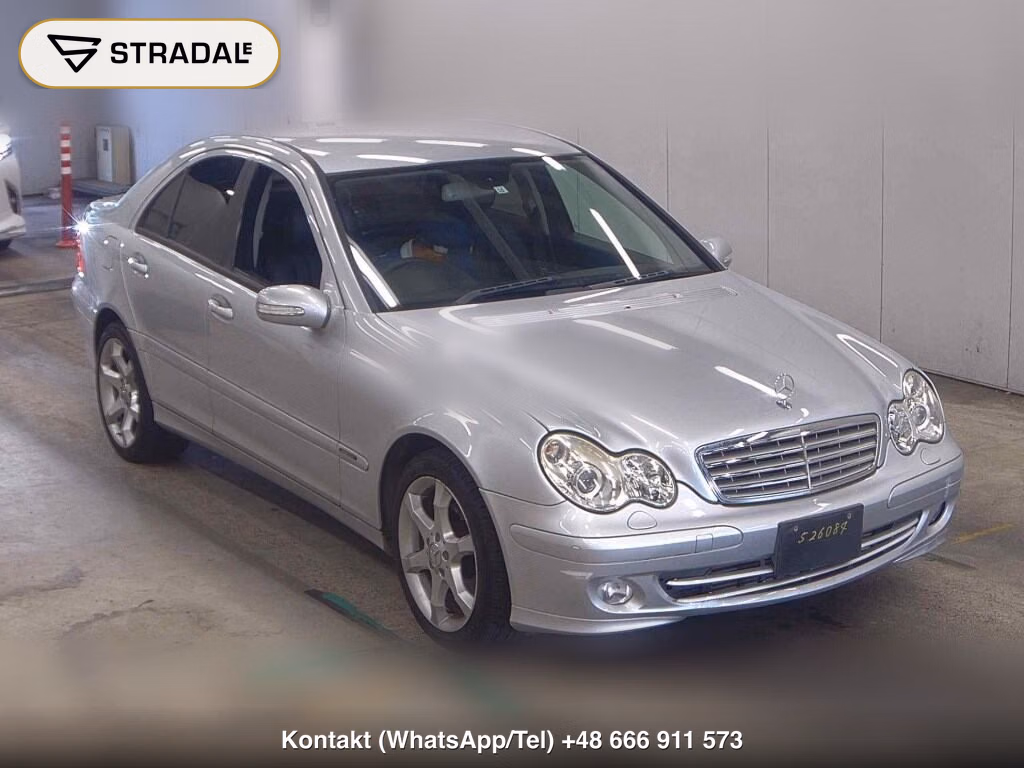 MERCEDES BENZ C-CLASS 4D C180 KOMPRESSOR SPORTS EDITION 2005, aukcja z Japonii, zdjęcie 1