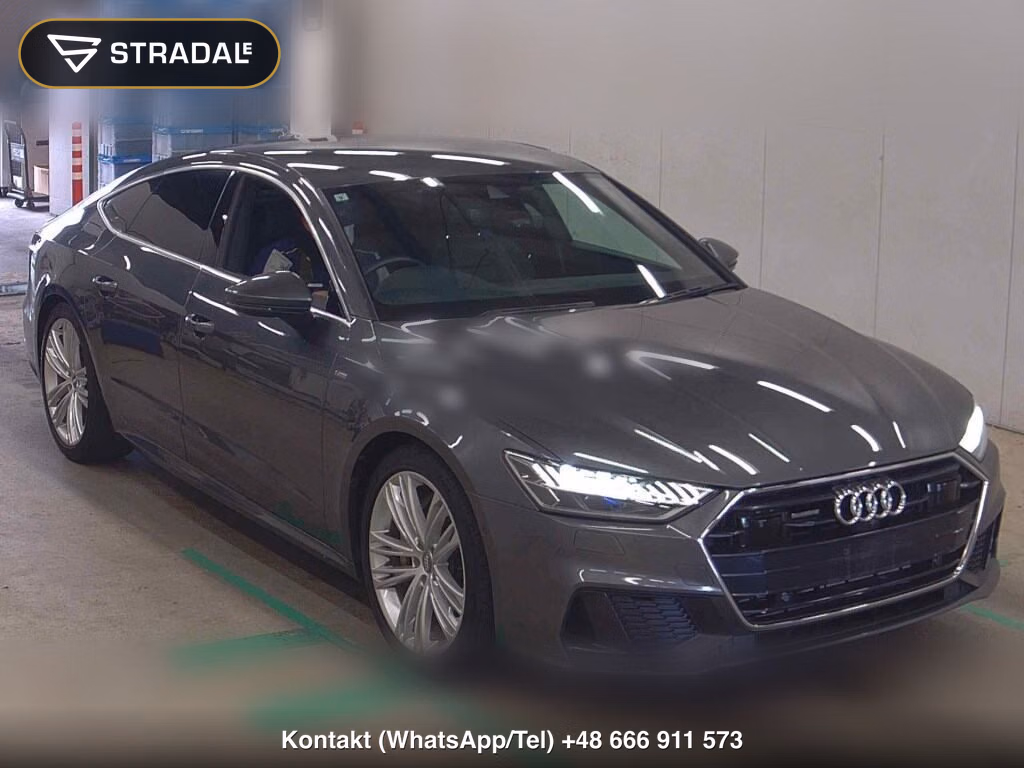 AUDI A7 SPORTBACK 4WD 55TFSI QUATTRO S LINE 2019, aukcja z Japonii, zdjęcie 1