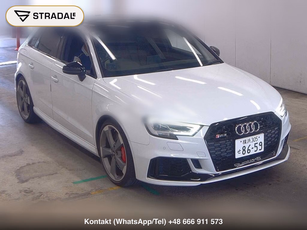 AUDI RS3 SPORTBACK 4WD BASE GRADE 2018, aukcja z Japonii, zdjęcie 1