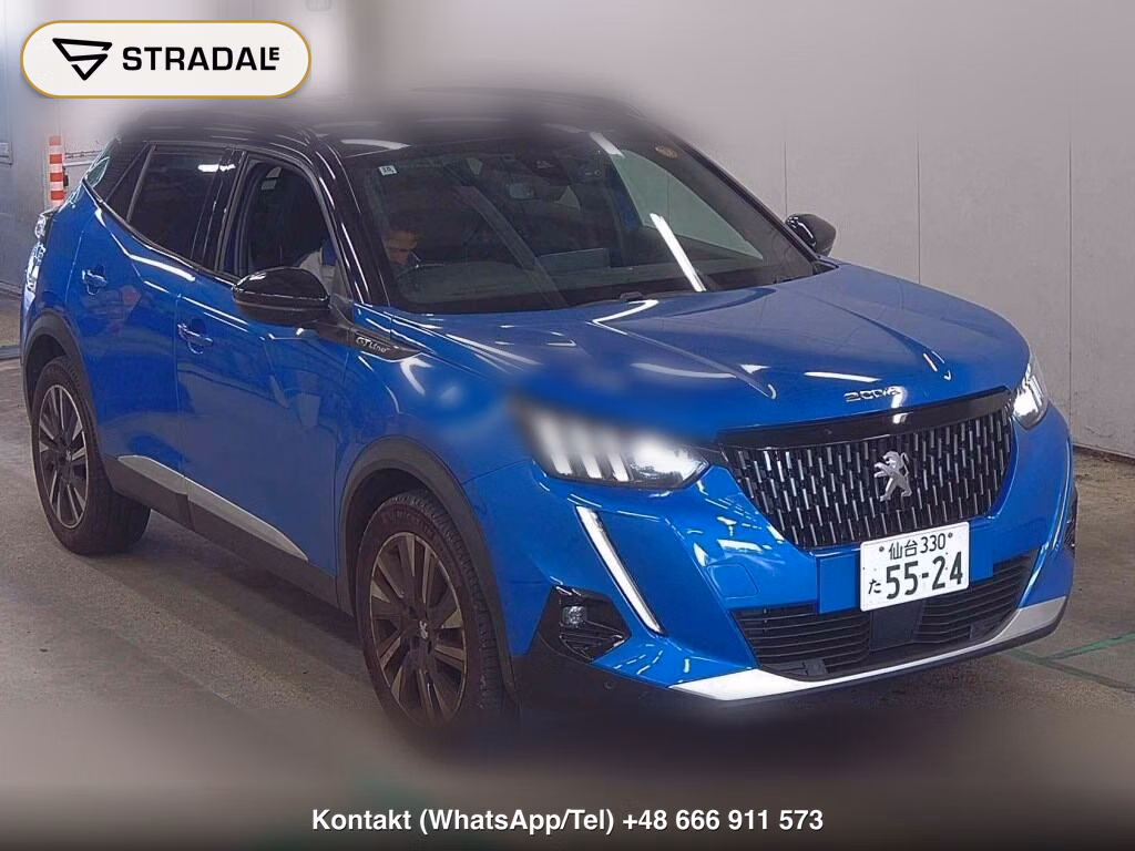 PEUGEOT SUV 2008 GT LINE 2020, aukcja z Japonii, zdjęcie 1