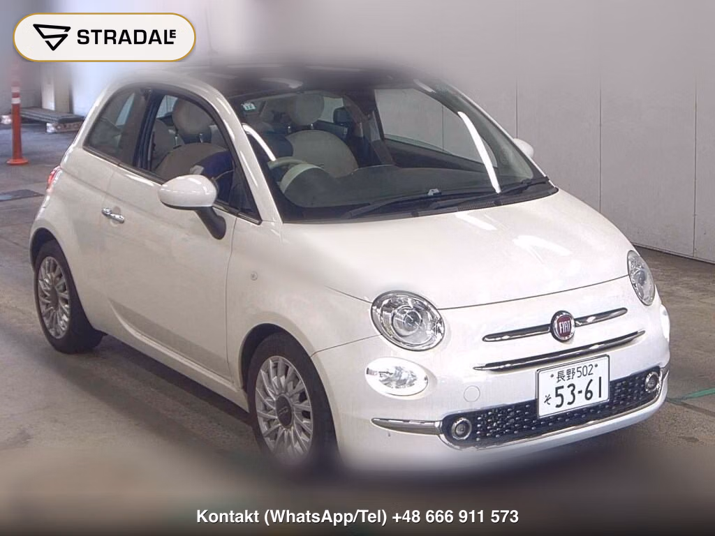 FIAT 500 TWINAIR LOUNGE 2017, aukcja z Japonii, zdjęcie 1