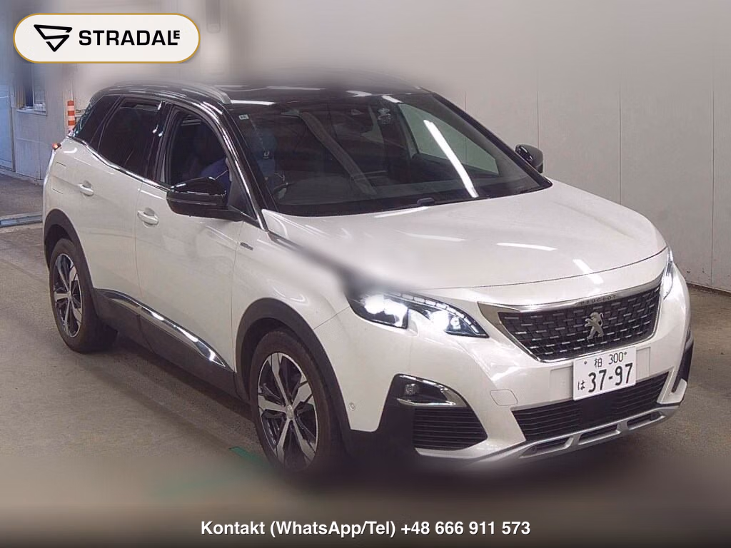 PEUGEOT 3008 GT LINE BLUE HDI 2020, aukcja z Japonii, zdjęcie 1