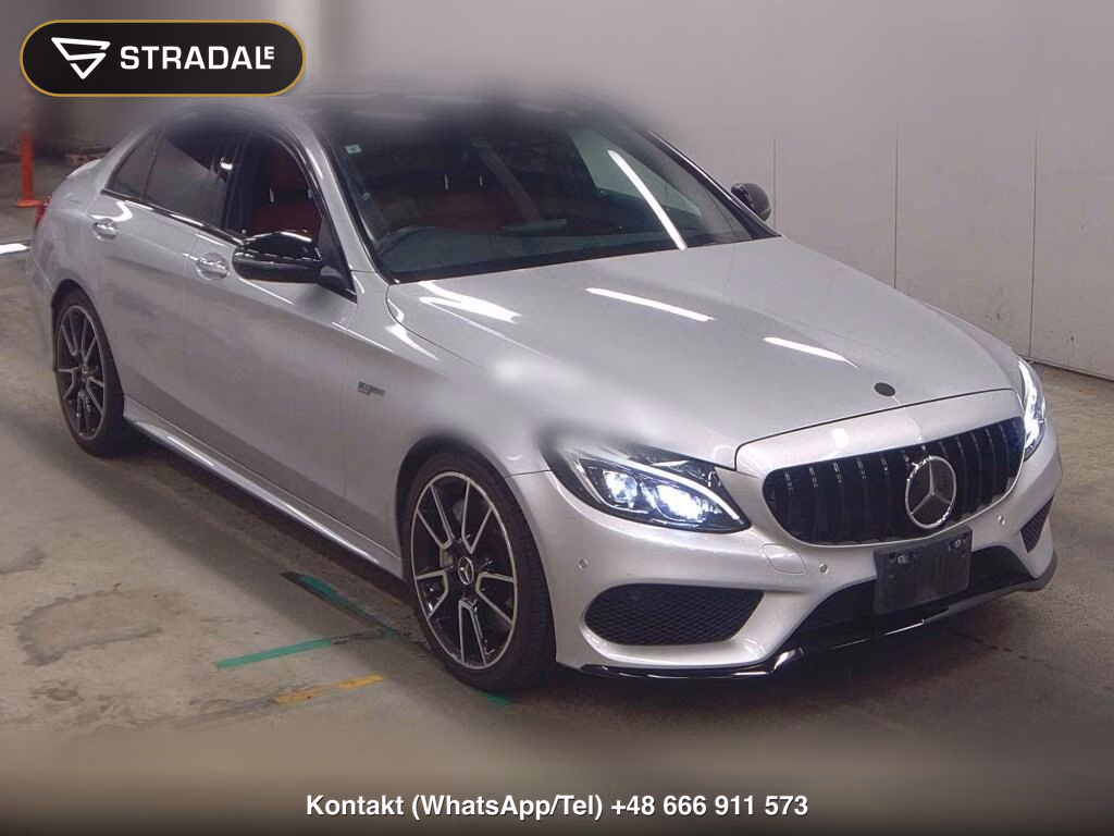 MERCEDES AMG C-CLASS 4D 4WD C43 4MATIC 2017, aukcja z Japonii, zdjęcie 1