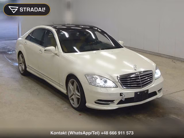 MERCEDES BENZ S-CLASS 4D S550 BLUEEFFICIENCY LONG DESIGNO LIMITED 2013, samochód z aukcji Japonii