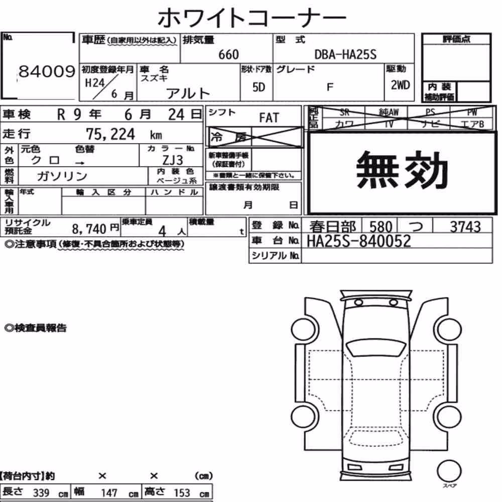 Notka aukcyjna: SUZUKI ALTO 5D F