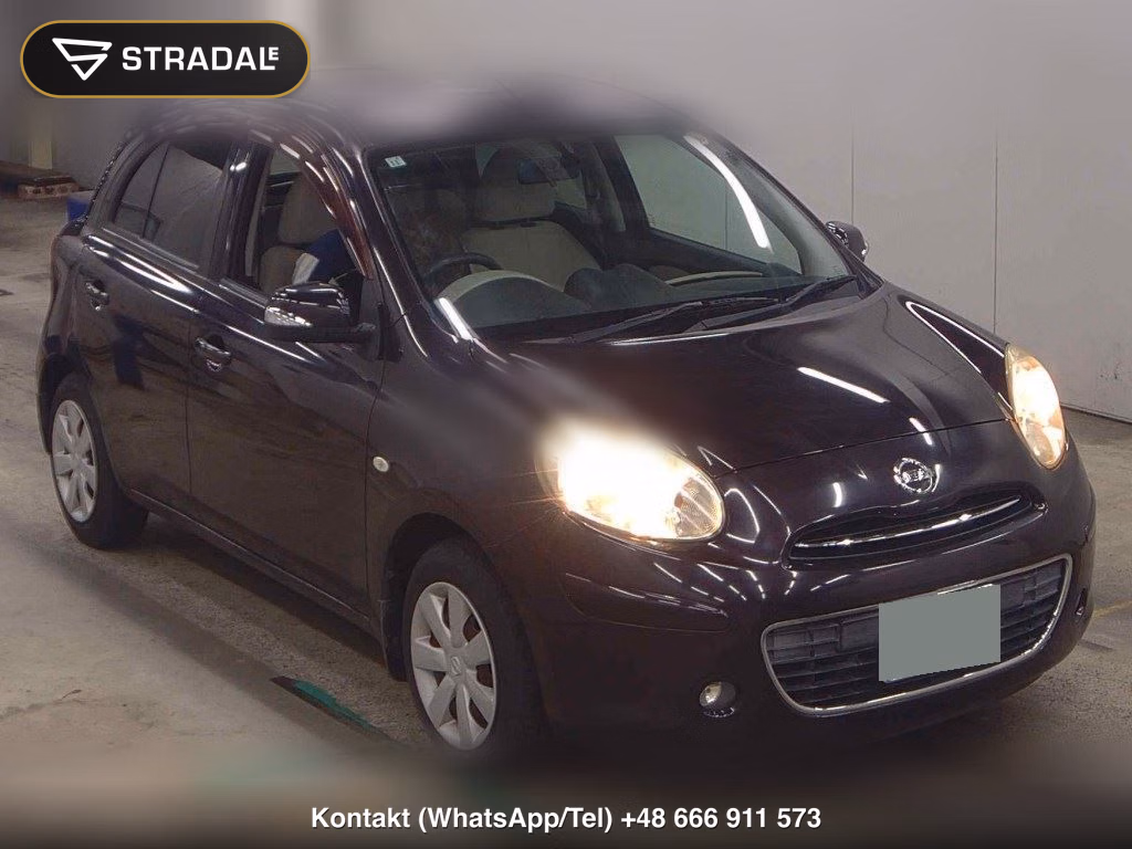 NISSAN MARCH 5D 12G 2011, aukcja z Japonii, zdjęcie 1