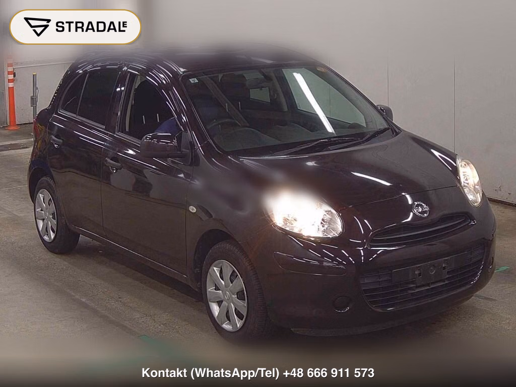 NISSAN MARCH 5D 12S V PACKAGE 2011, aukcja z Japonii, zdjęcie 1