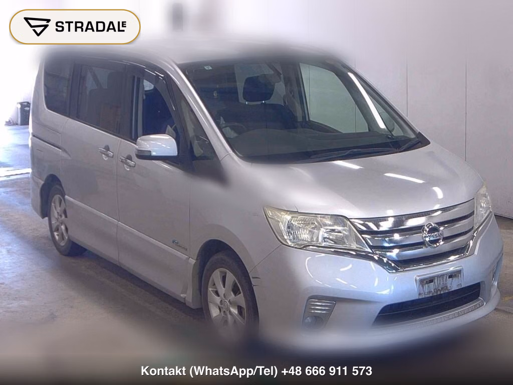 NISSAN SERENA 5D HIGHWAY STAR S-HYBRID V SELECTION 2013, aukcja z Japonii, zdjęcie 1