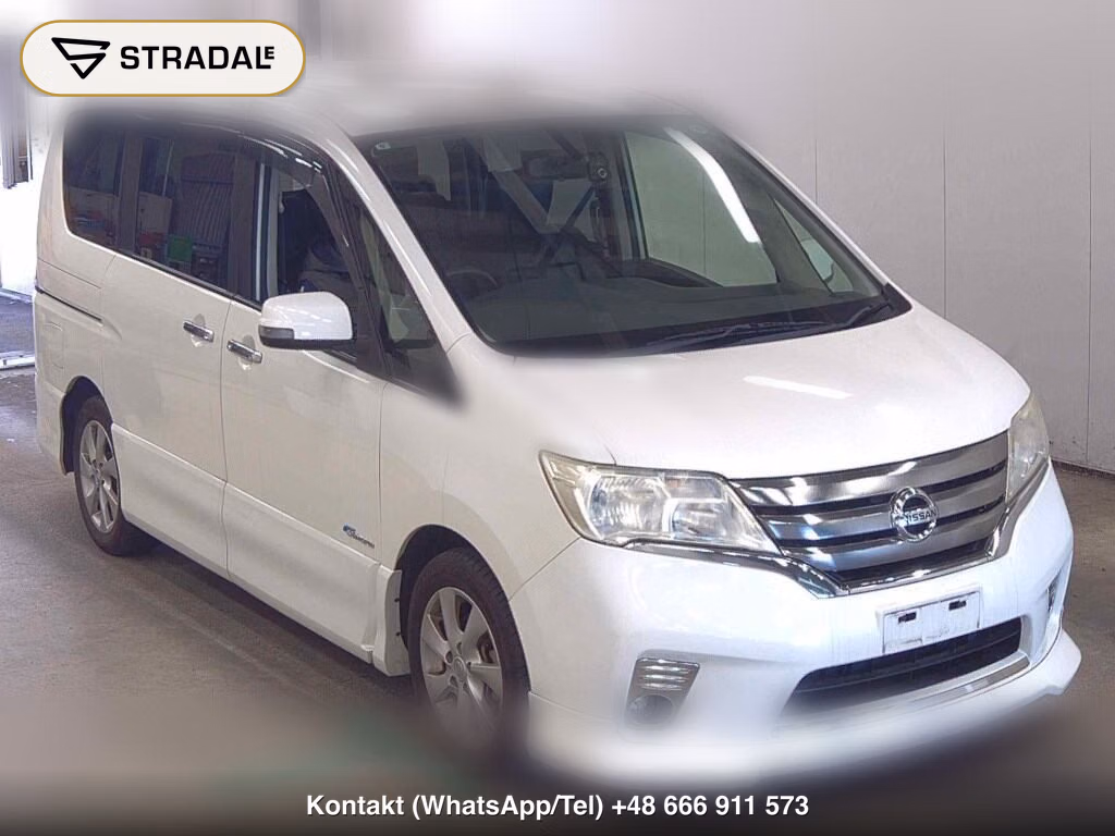 NISSAN SERENA 5D HIGHWAY STAR S-HYBRID V AERO MODE 2013, aukcja z Japonii, zdjęcie 1