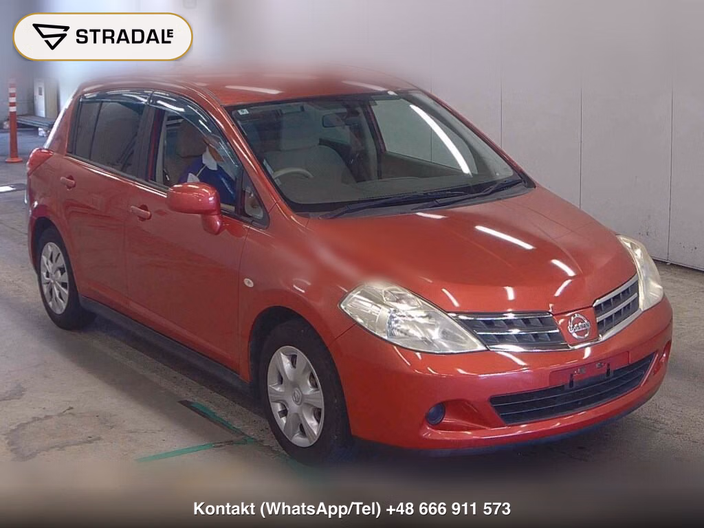 NISSAN TIIDA 15M SV + PLASMA 2012, aukcja z Japonii, zdjęcie 1