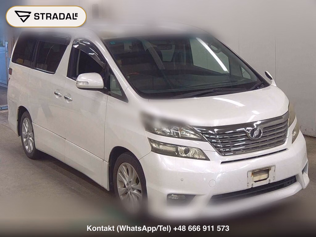 TOYOTA VELLFIRE 2.4Z 2009, aukcja z Japonii, zdjęcie 1