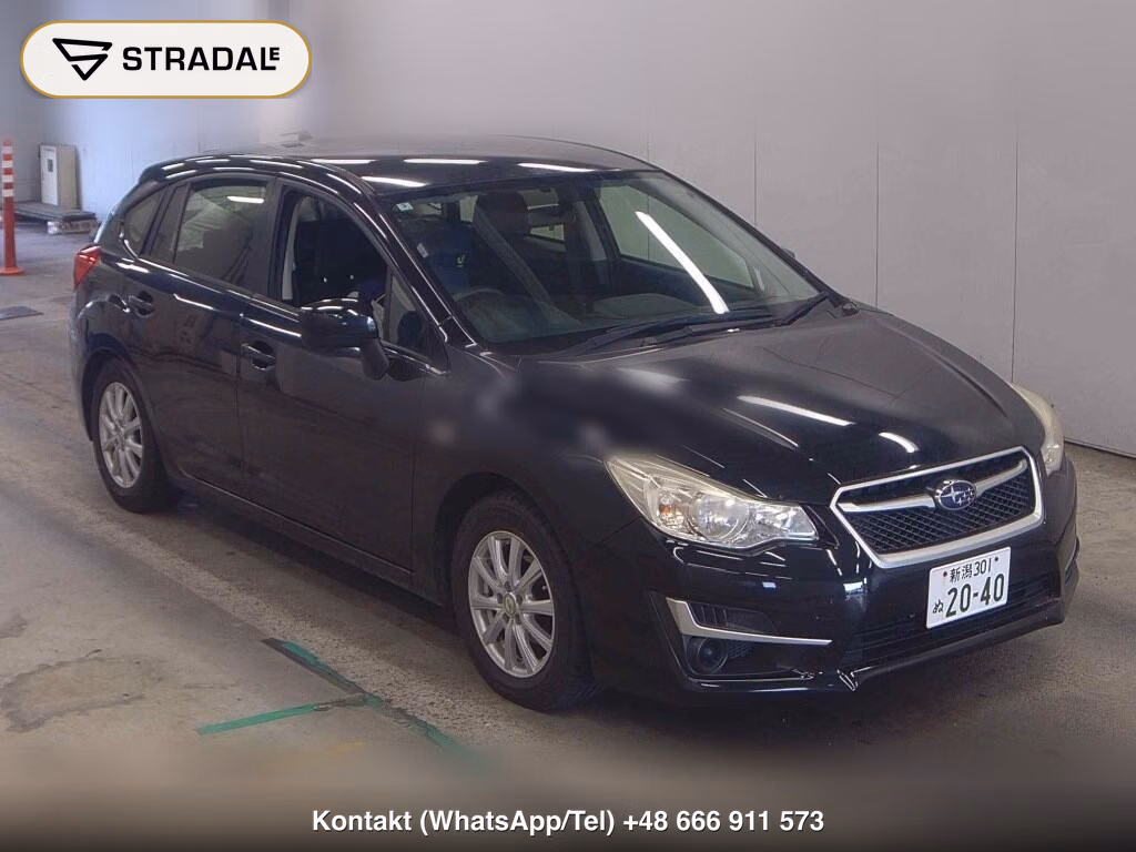 SUBARU IMPREZA SPORT 1.6I 2016, aukcja z Japonii, zdjęcie 1