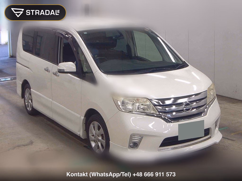 NISSAN SERENA 5D HIGHWAY STAR 2012, aukcja z Japonii, zdjęcie 1