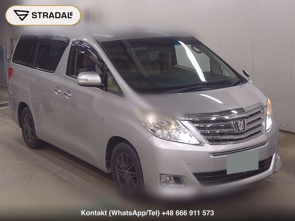 TOYOTA ALPHARD 240X 2012, aukcja z Japonii, zdjęcie 1